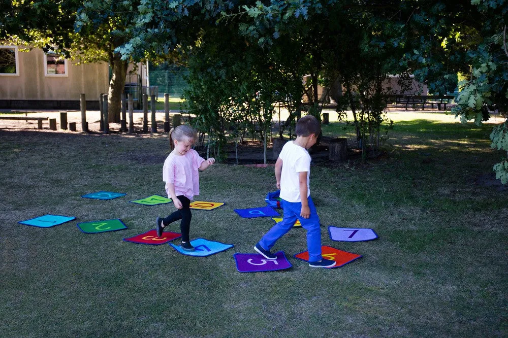 1-24 Numbers Mini Indoor/Outdoor Mats with holdall