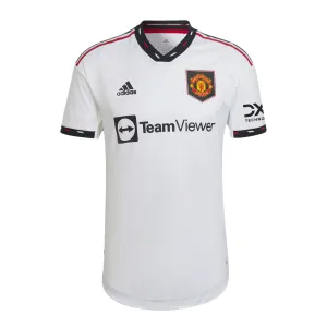 adidas Men's Manchester United 2022/23 Authentic Away Jersey White