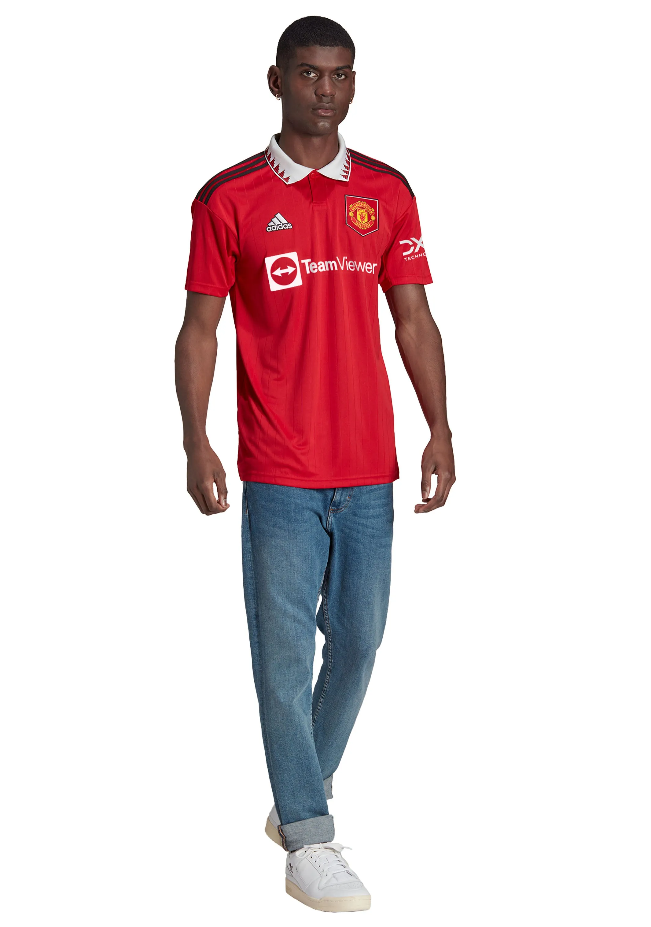 Adidas Mens Manchester United FC 22/23 Home Jersey <br> H13881