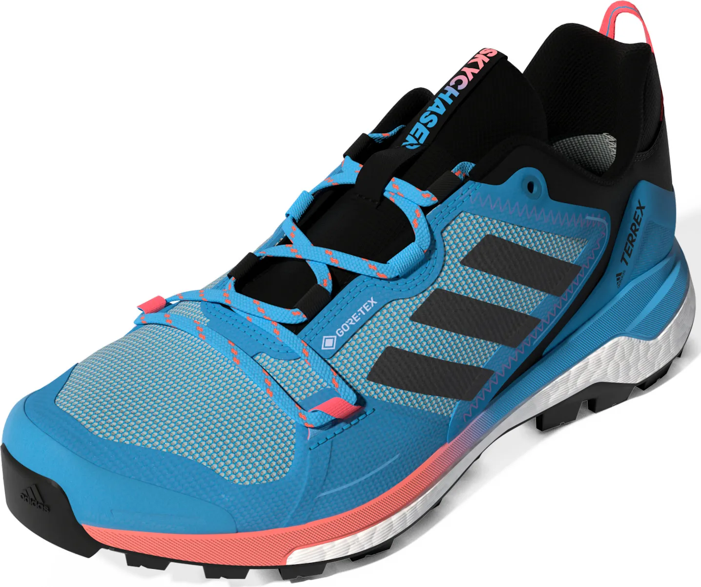 Adidas Women&#x27;s Terrex Skychaser GORE-TEX 2.0 Hiking Shoes Sky Rush/Grey Six/Acid Red | Buy Adidas Women&#x27;s Terrex Skychaser GORE-TEX 2.0 Hiking Shoes Sky Rush/Grey Six/Acid Red here | Outnorth