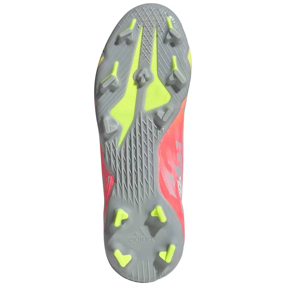 adidas X Speedflow.3 FG Junior Firm Ground Soccer Cleat - Onix/White/SolarYellow