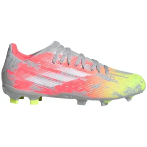 adidas X Speedflow.3 FG Junior Firm Ground Soccer Cleat - Onix/White/SolarYellow