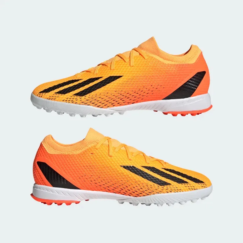 adidas X Speedportal.3 TF Artificial Turf Soccer Cleats - Solar Gold / Core Black / Team Solar Orange