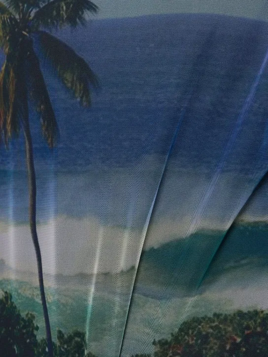 After Pray   Printed mesh layer t-shirt 