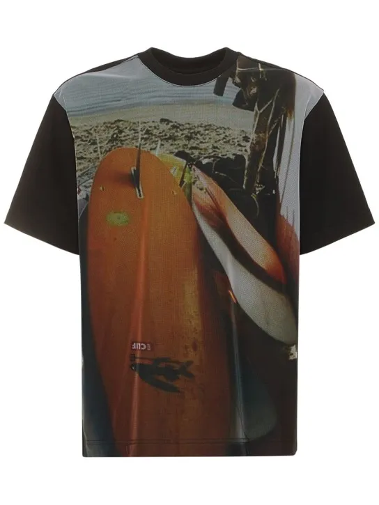 After Pray   Printed mesh layer t-shirt 