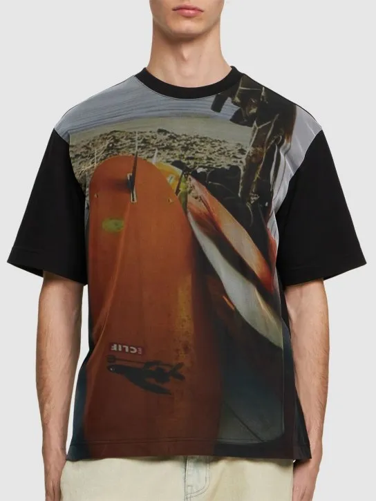After Pray   Printed mesh layer t-shirt 
