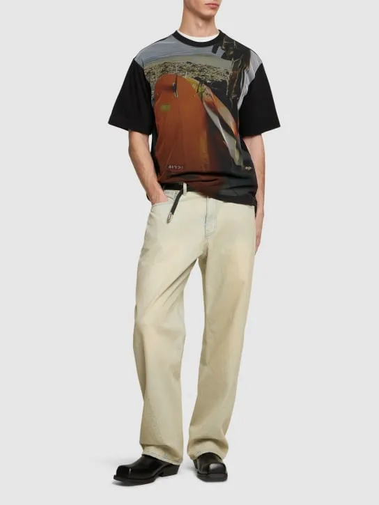 After Pray   Printed mesh layer t-shirt 