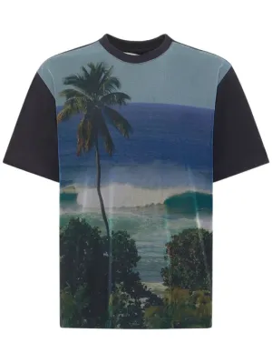 After Pray   Printed mesh layer t-shirt 