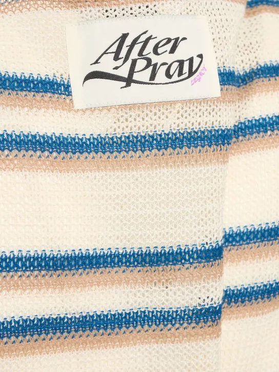After Pray   Sleeveless mesh knit t-shirt 