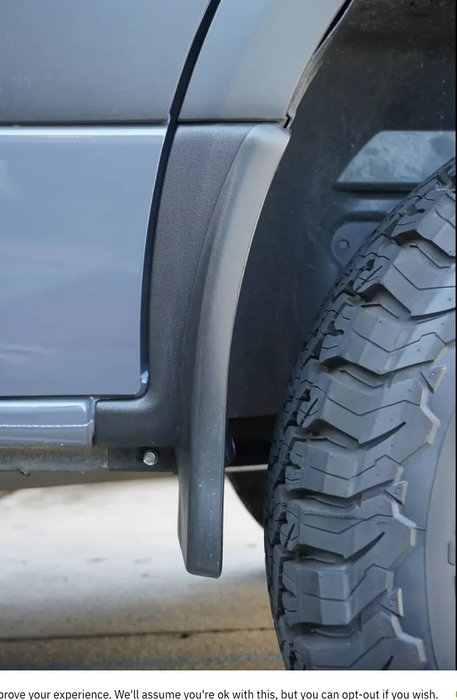 Agile “No Rub” Front Tire Fender for Sprinter 2019 