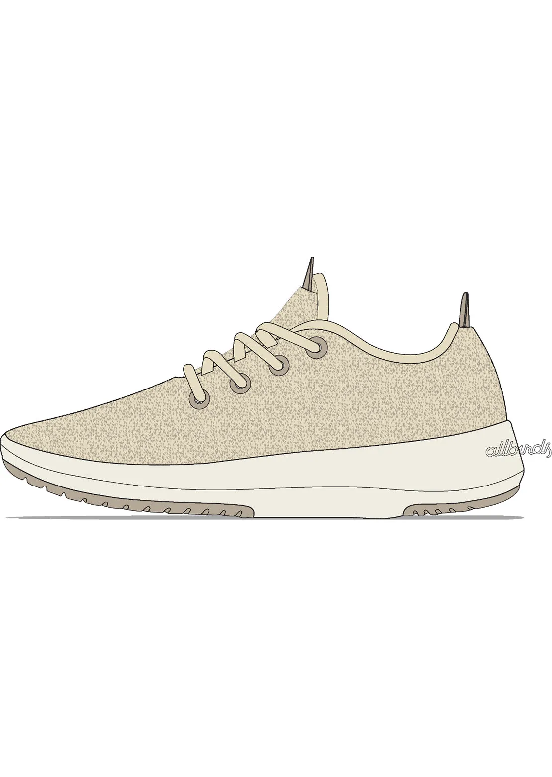 Allbirds Mens Wool Runner Mizzles Shoes