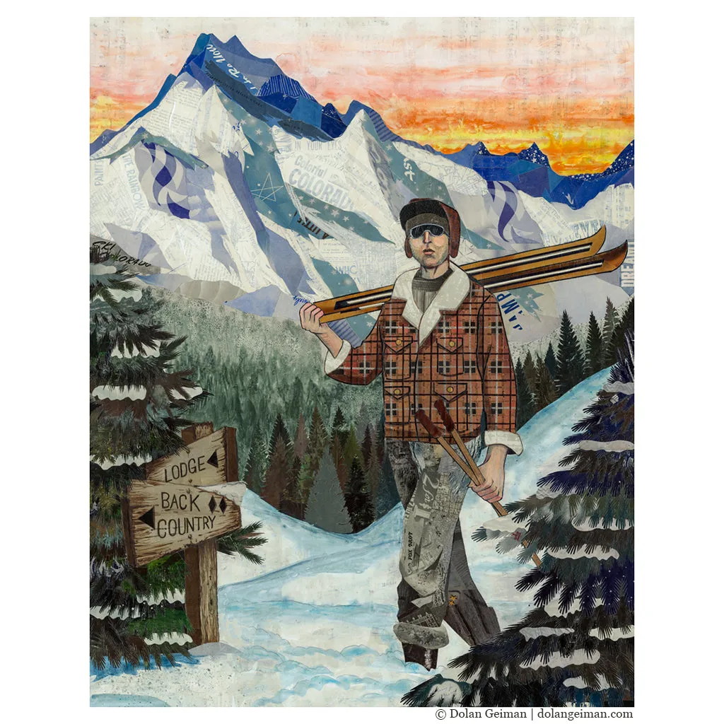 BACKCOUNTRY limited edition paper print