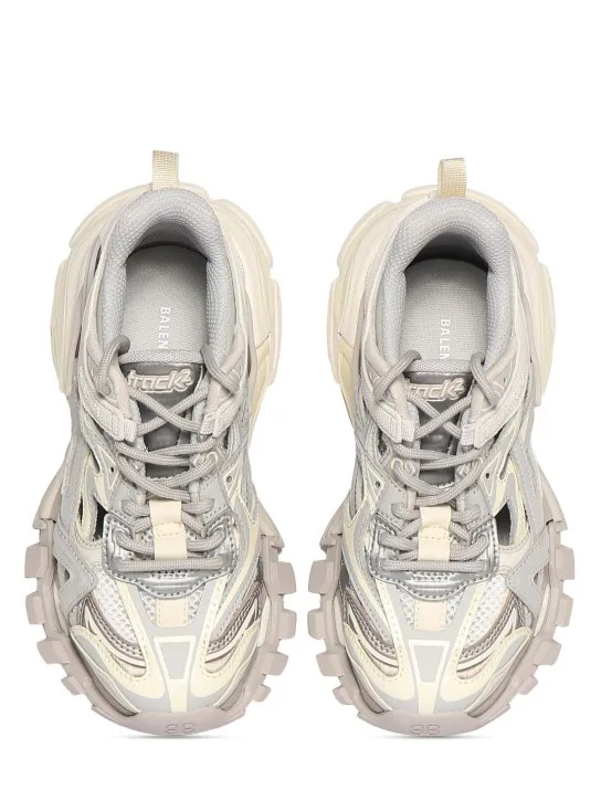 Balenciaga   Track.2 mesh &amp; nylon lace-up sneakers 