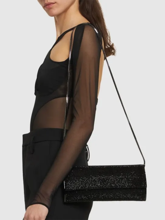 Benedetta Bruzziches   Kate rhinestone mesh clutch 