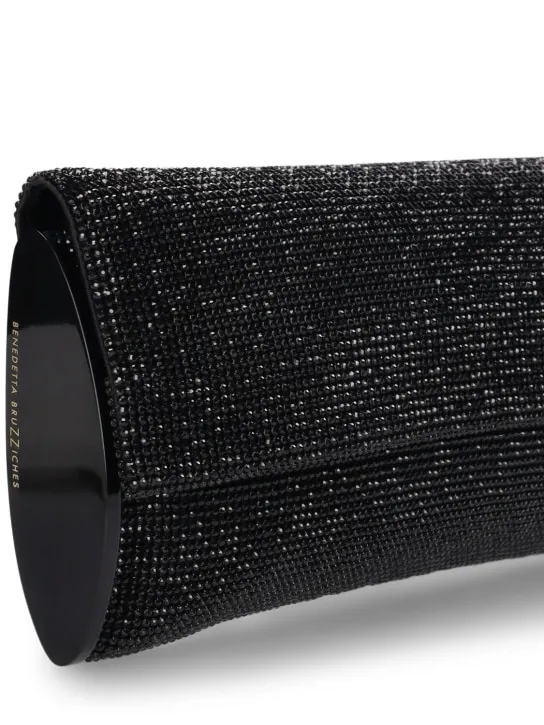 Benedetta Bruzziches   Kate rhinestone mesh clutch 