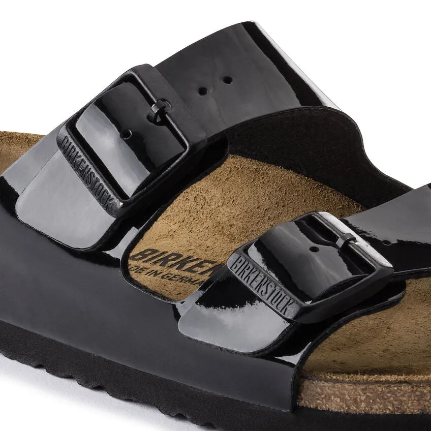 'Birkenstock' Women's Arizona Birko-Flor® Sandal - Black Patent
