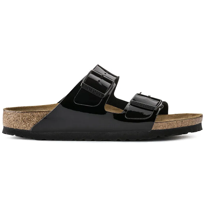 'Birkenstock' Women's Arizona Birko-Flor® Sandal - Black Patent