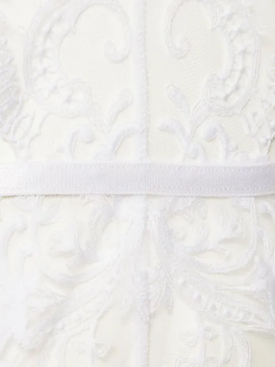 Bluebella   Marseille lace &amp; mesh Basque bodysuit 