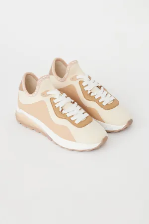 Brown & Cream Brett Sneaker