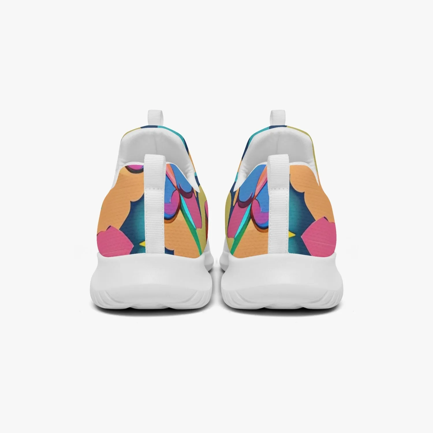 Chaussures de sport pour femme "Motif floral bleu" (631)