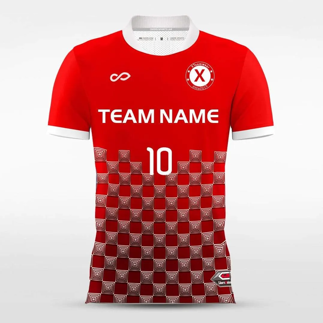Checker - Customized Men's Sublimated Soccer Jersey