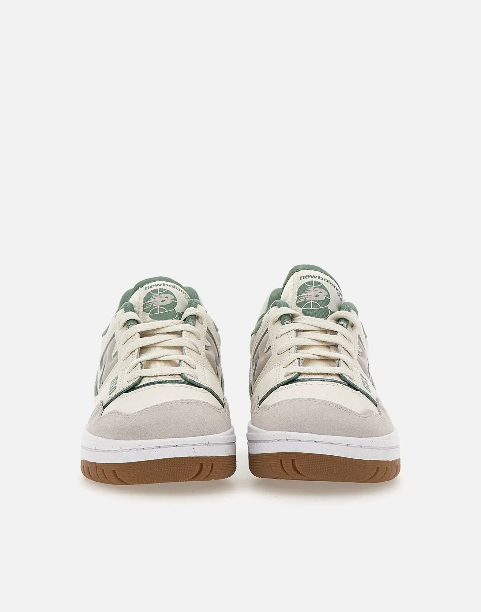 Cream and Green Sneakers