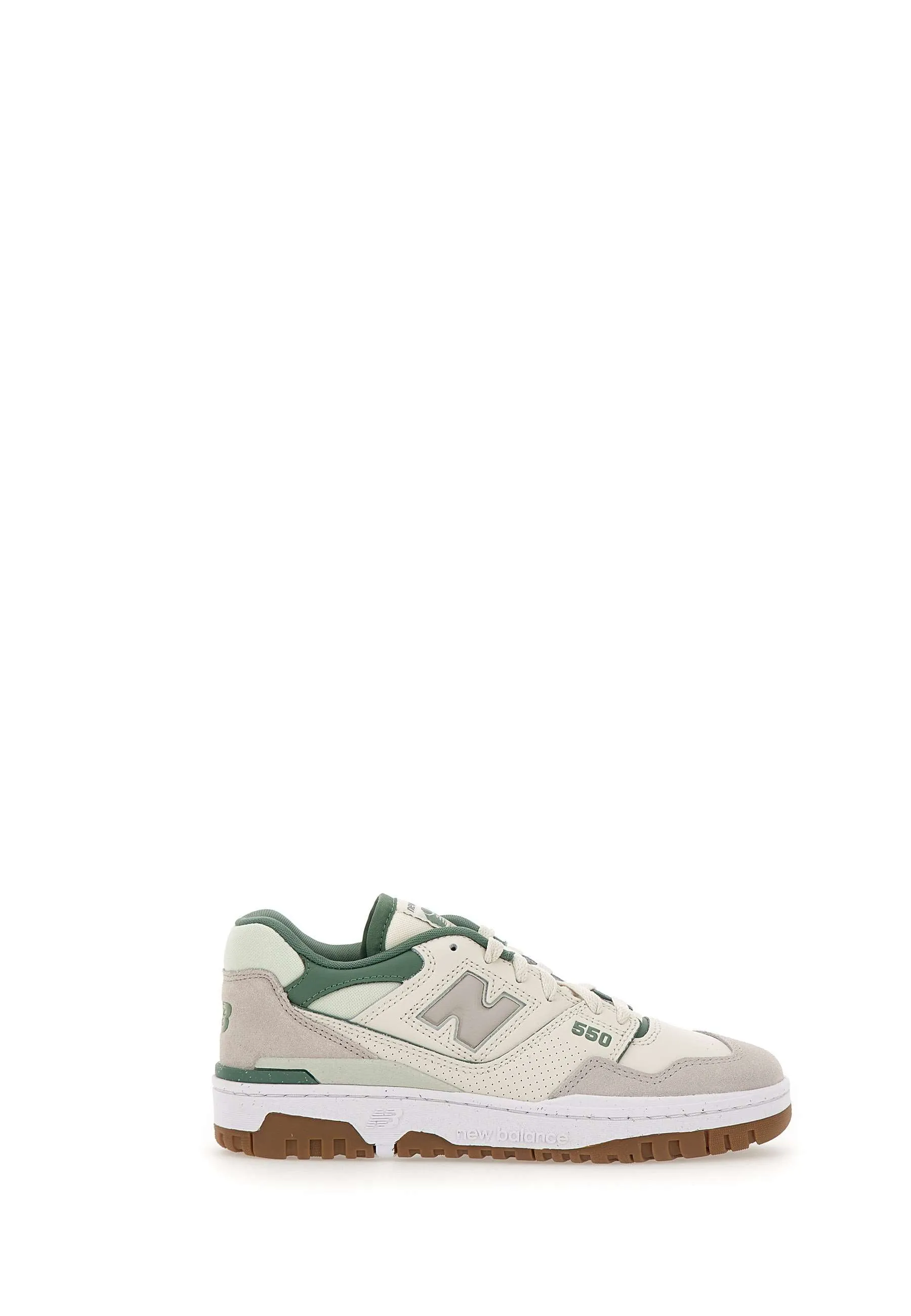 Cream and Green Sneakers