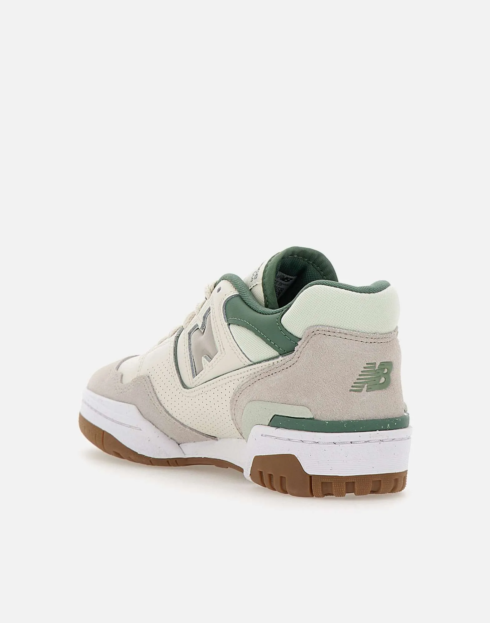 Cream and Green Sneakers