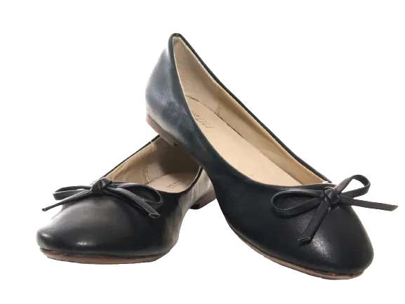 Damen Slipper Ballerina Loafer Mokassins Slip On Flats Freizeit Black #  079