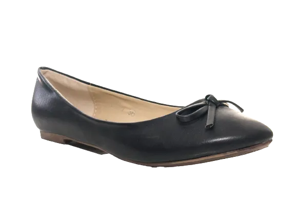 Damen Slipper Ballerina Loafer Mokassins Slip On Flats Freizeit Black #  079