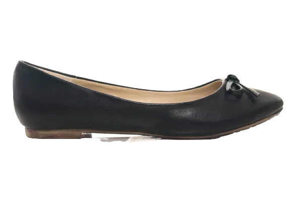 Damen Slipper Ballerina Loafer Mokassins Slip On Flats Freizeit Black #  079