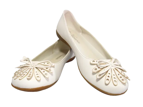 Damen Slipper Ballerina Loafer Mokassins Slip On Flats Freizeit White # 139522