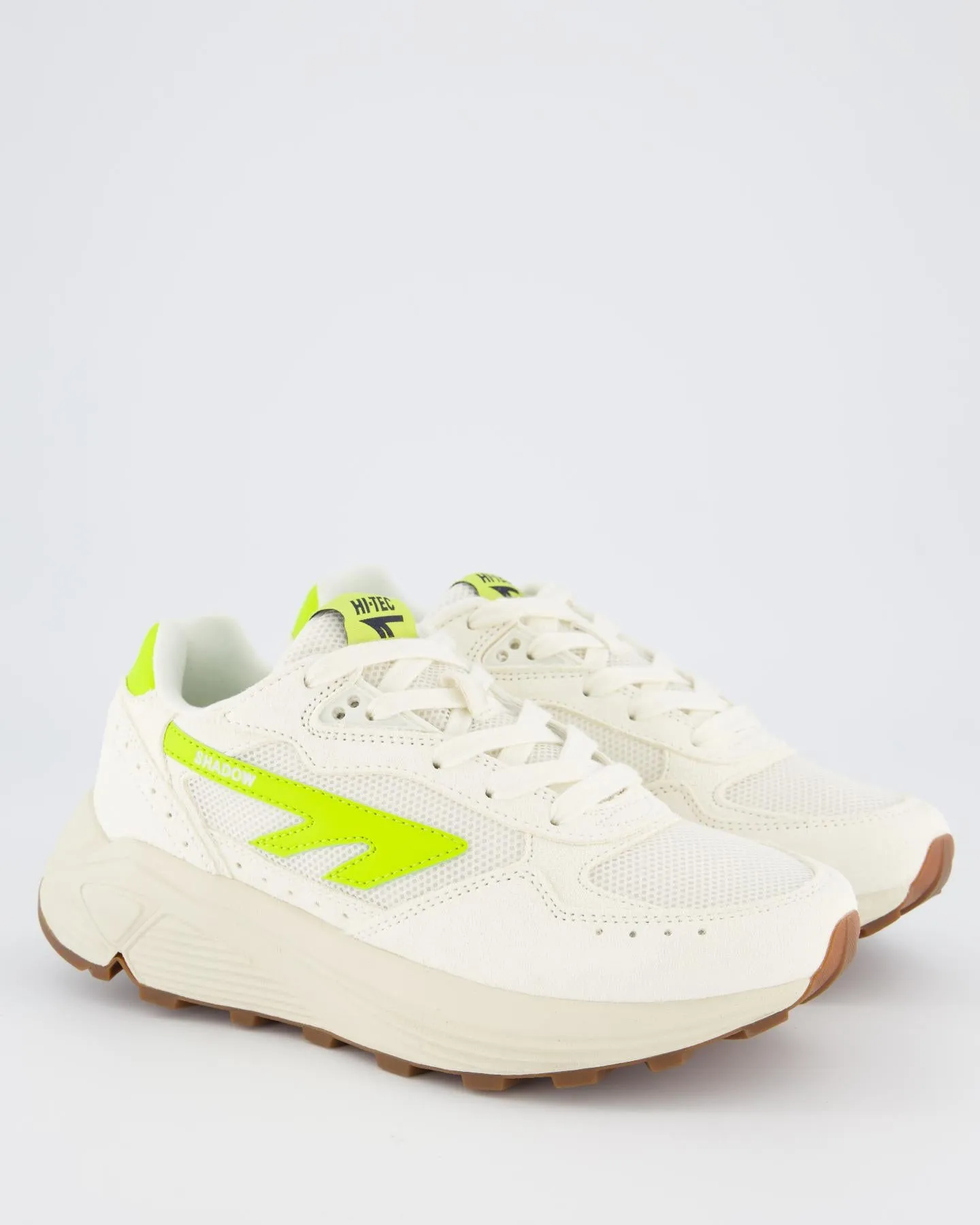 Dames Hts Shadow Rgs Wit/Lime