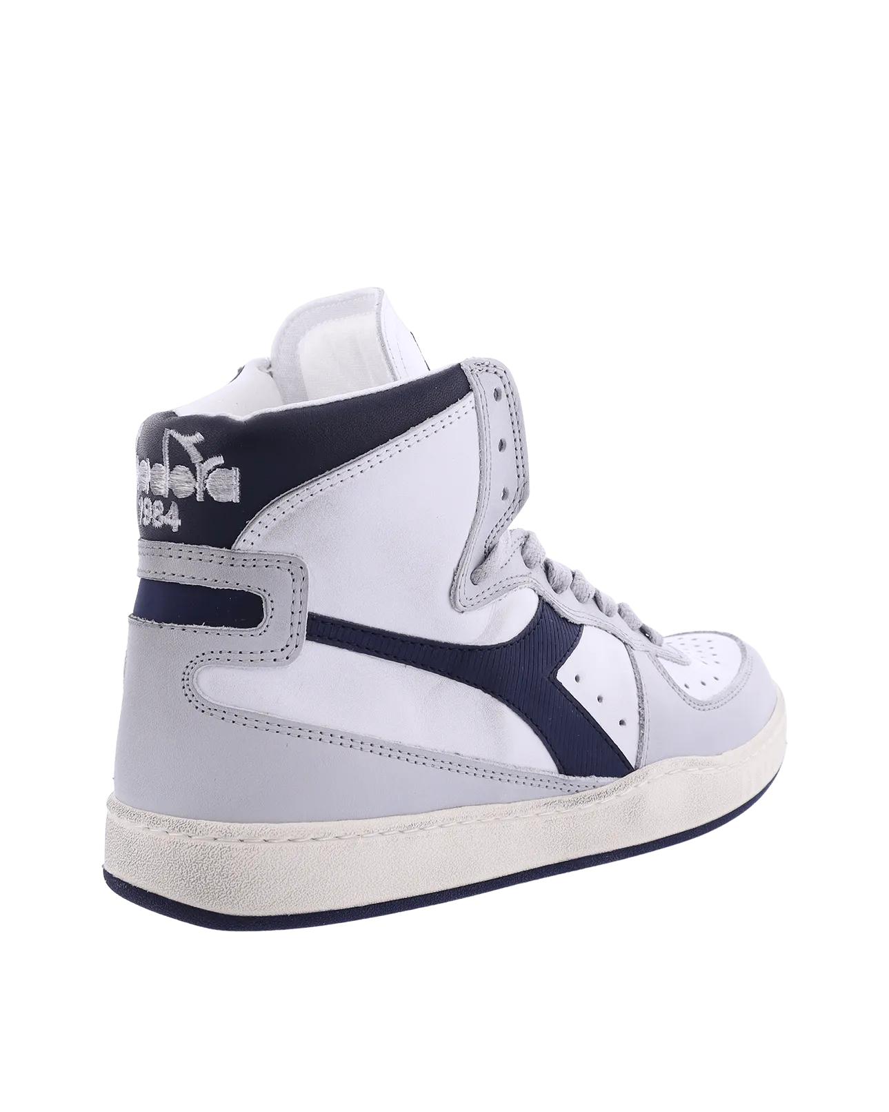 Dames Mi Basket Used Wit/Grijs