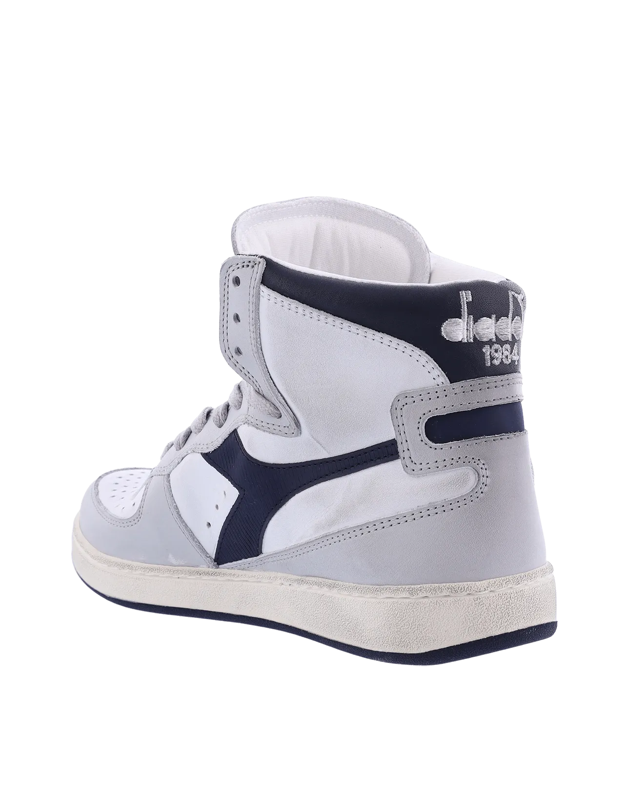 Dames Mi Basket Used Wit/Grijs