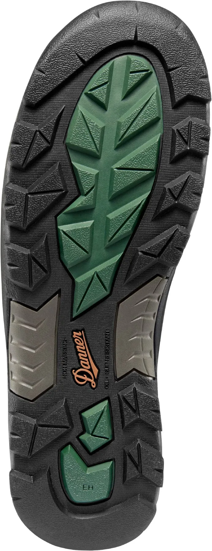 Danner Men's Riverside Brown/Green Soft Toe Work Shoes 15340