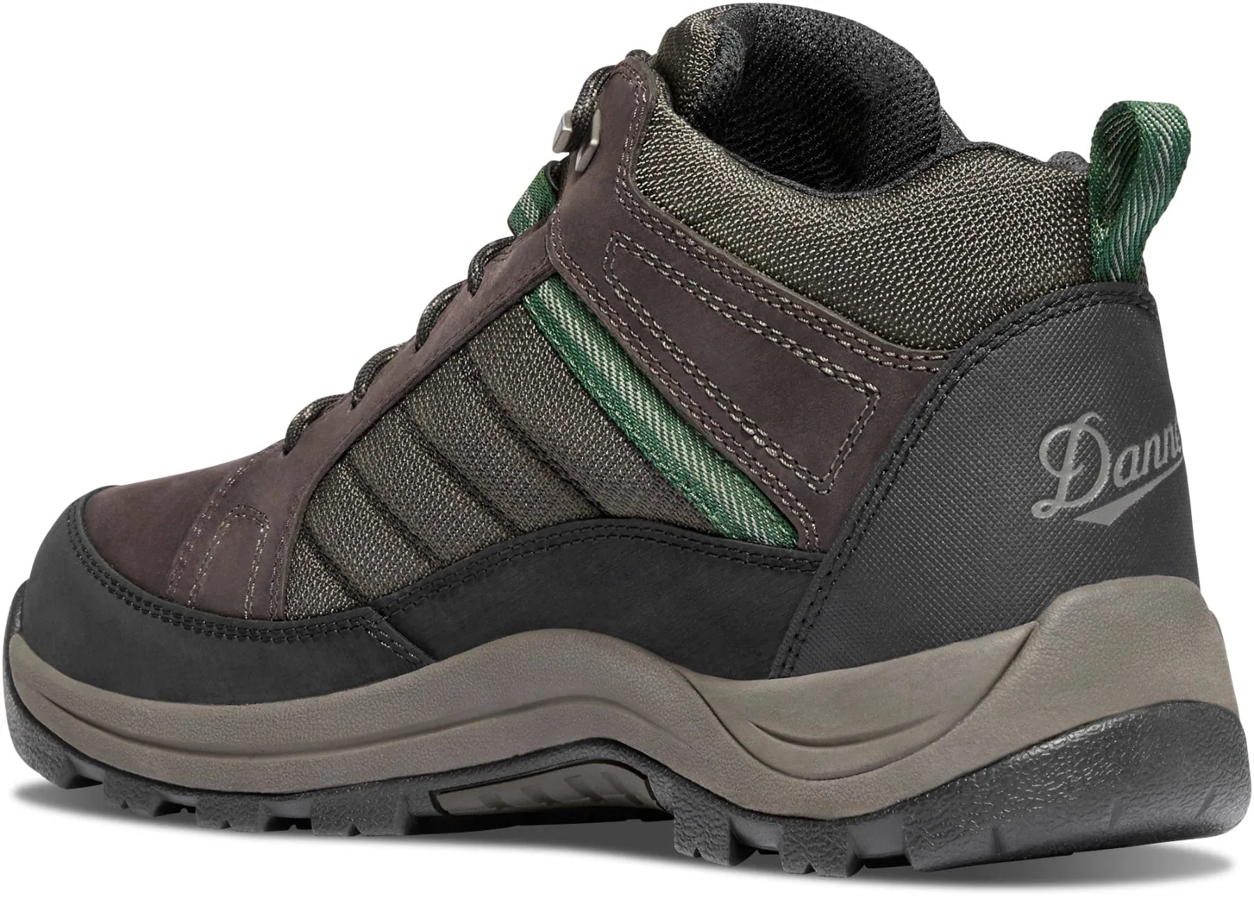 Danner Men's Riverside Brown/Green Soft Toe Work Shoes 15340
