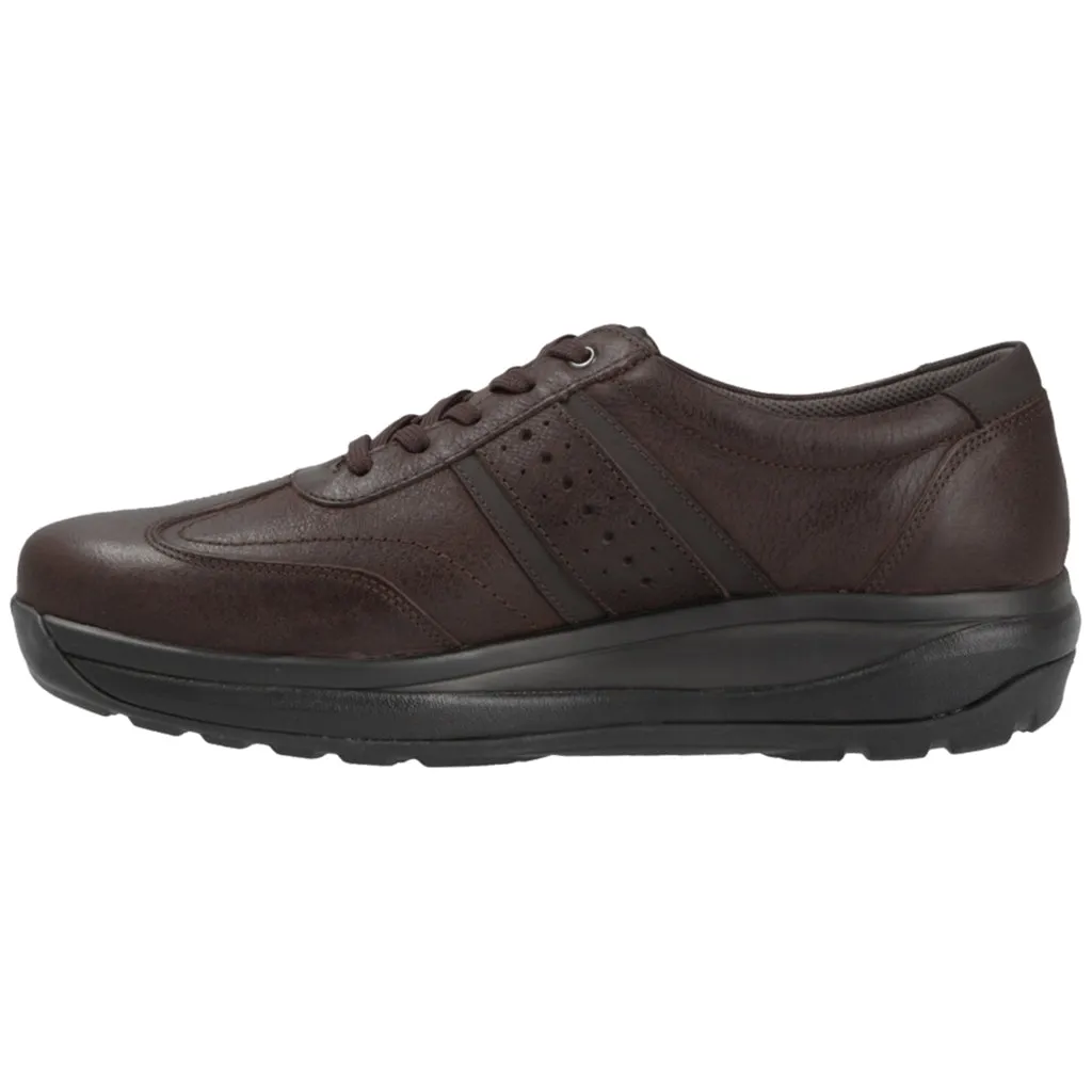 David Full Grain Leather Men's Trainers