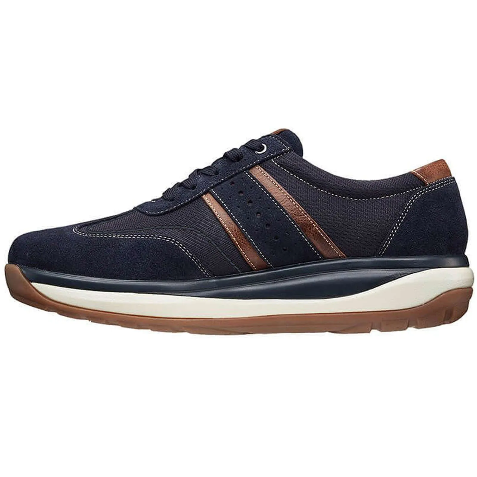 David Leather & Textile Men's Trainers