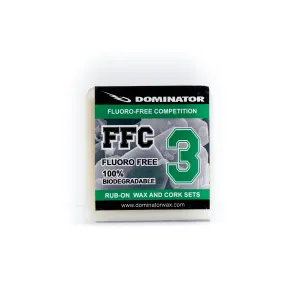 Dominator FFC 3 Rub on Wax and Cork Set - 40g