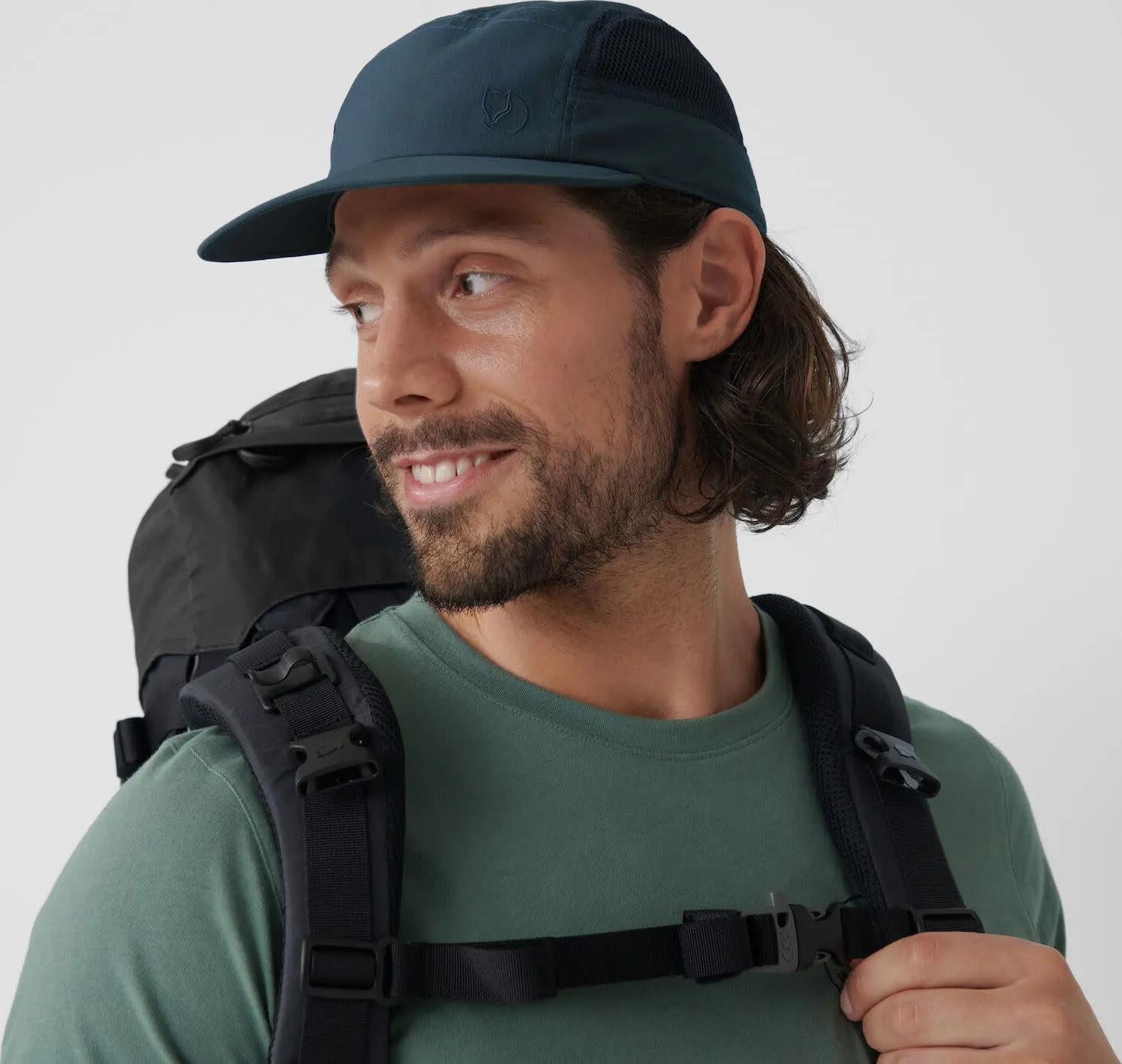 Fjällräven Abisko Mesh Cap Patina Green | Buy Fjällräven Abisko Mesh Cap Patina Green here | Outnorth