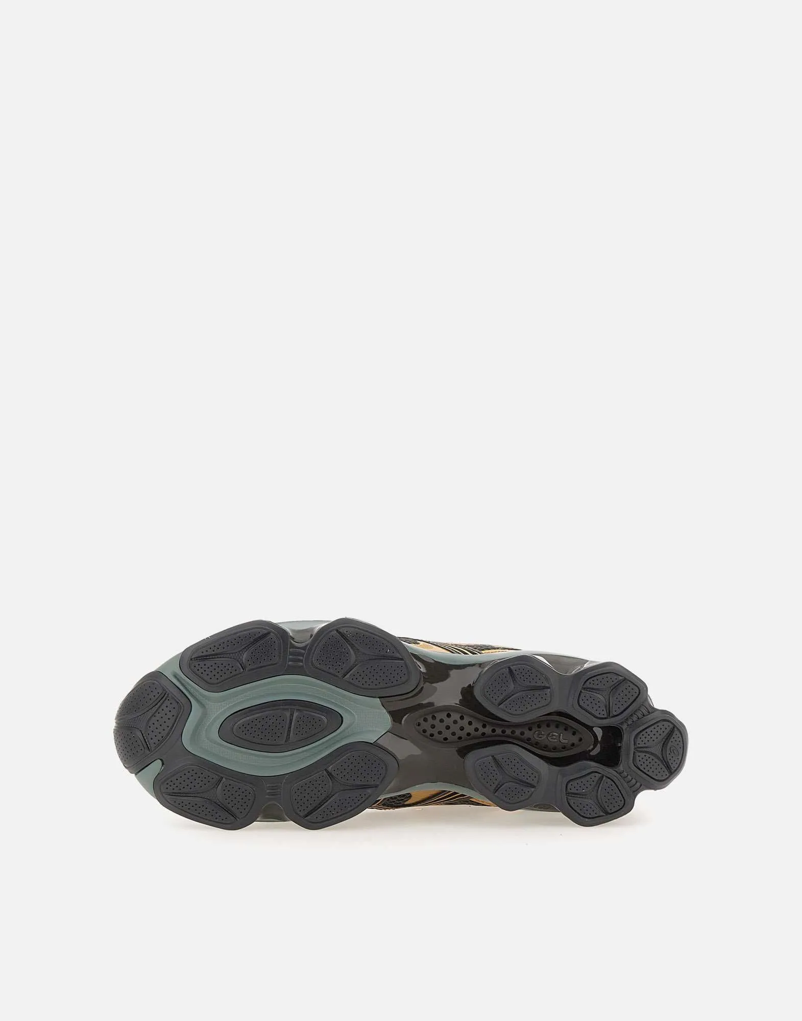 Gel Quantum Kinetic Black and Gold Sneakers
