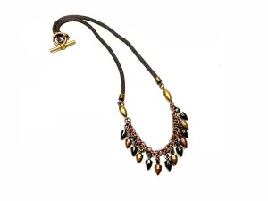 Geometric Mesh Necklace