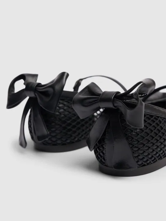 Gia Borghini   10mm Grete mesh ballerinas 