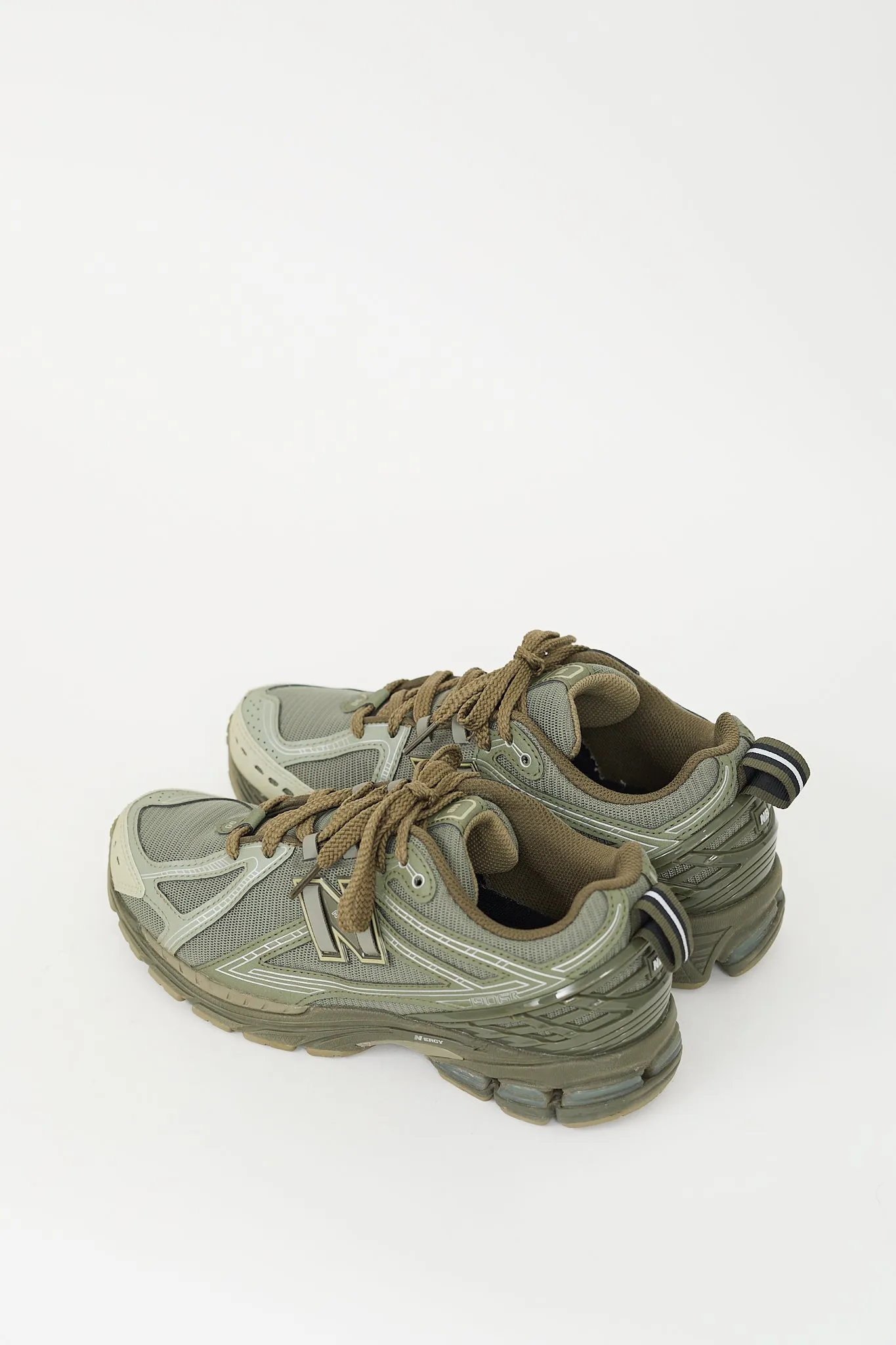 Green Mesh Dark Moss 1906R  Sneaker