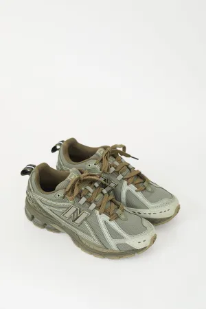 Green Mesh Dark Moss 1906R  Sneaker
