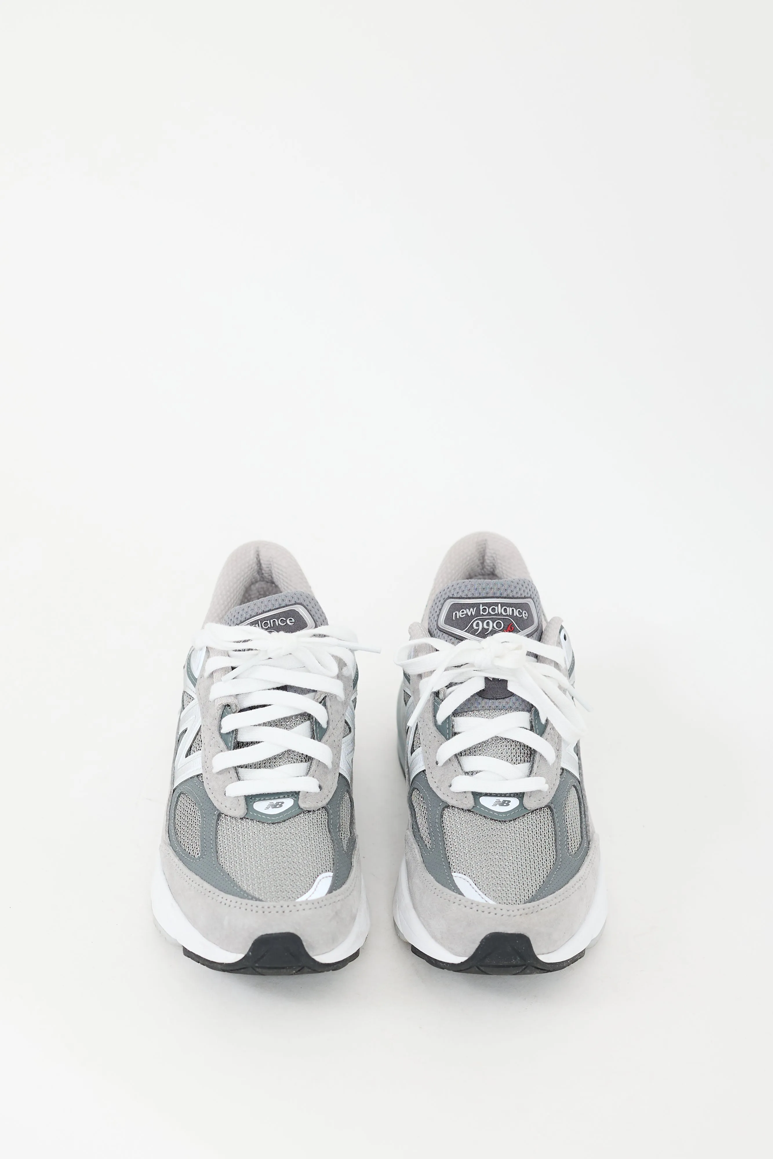 Grey & White 990v6 Sneaker