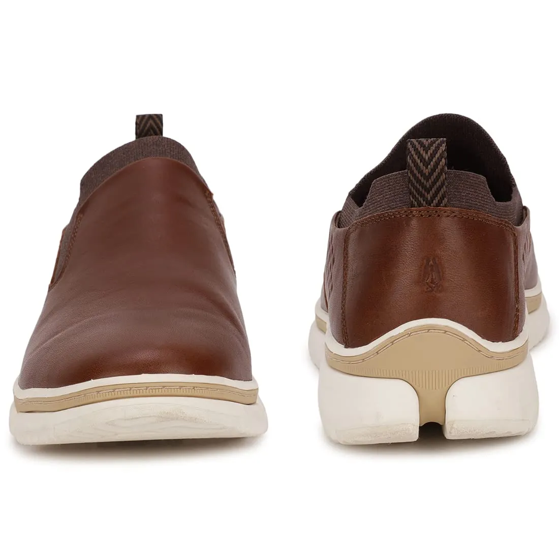 Hush Puppies Mens Bennet PT Slipon TAN Sneaker - 8 UK (8543242)