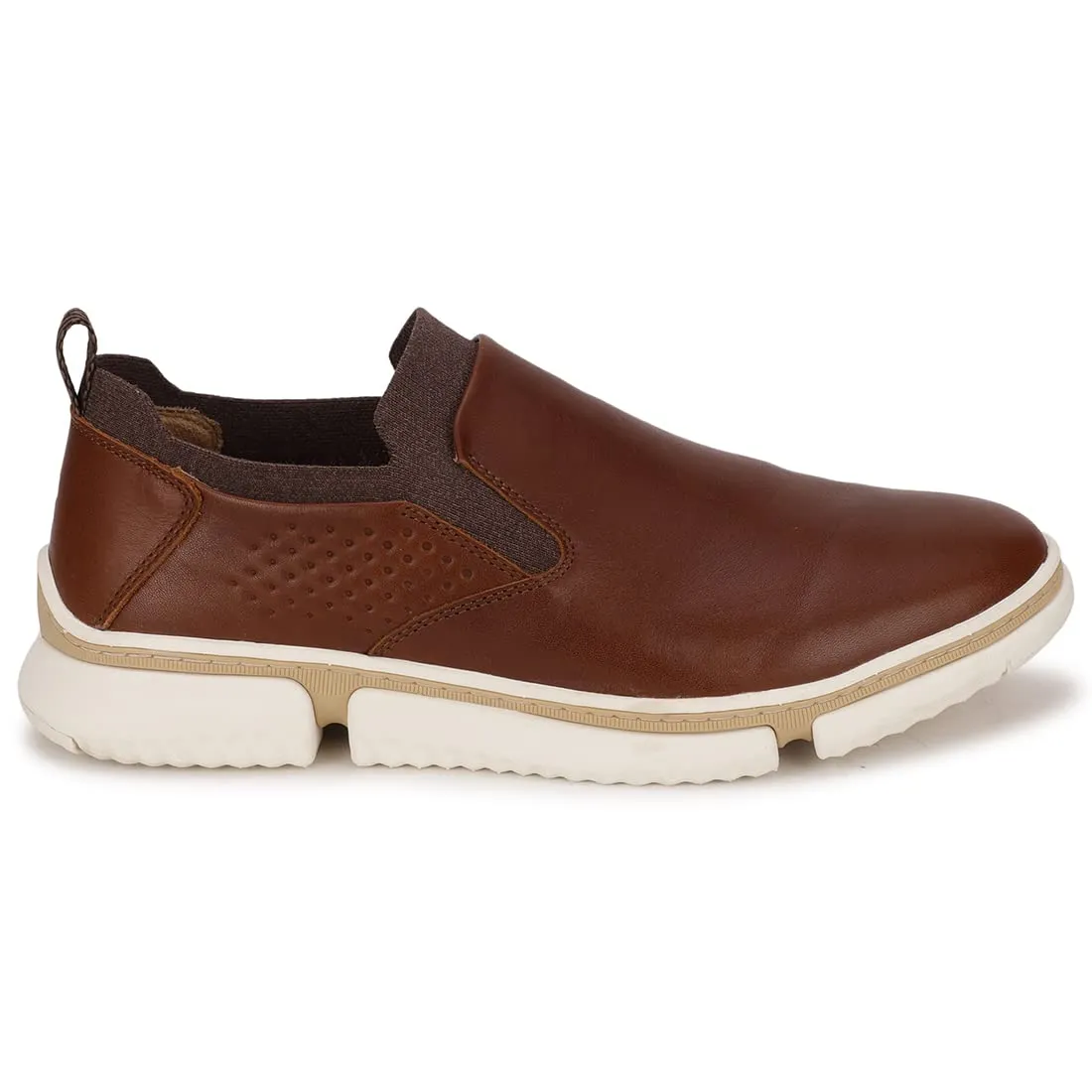 Hush Puppies Mens Bennet PT Slipon TAN Sneaker - 8 UK (8543242)