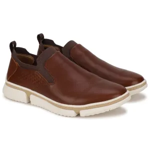 Hush Puppies Mens Bennet PT Slipon TAN Sneaker - 8 UK (8543242)